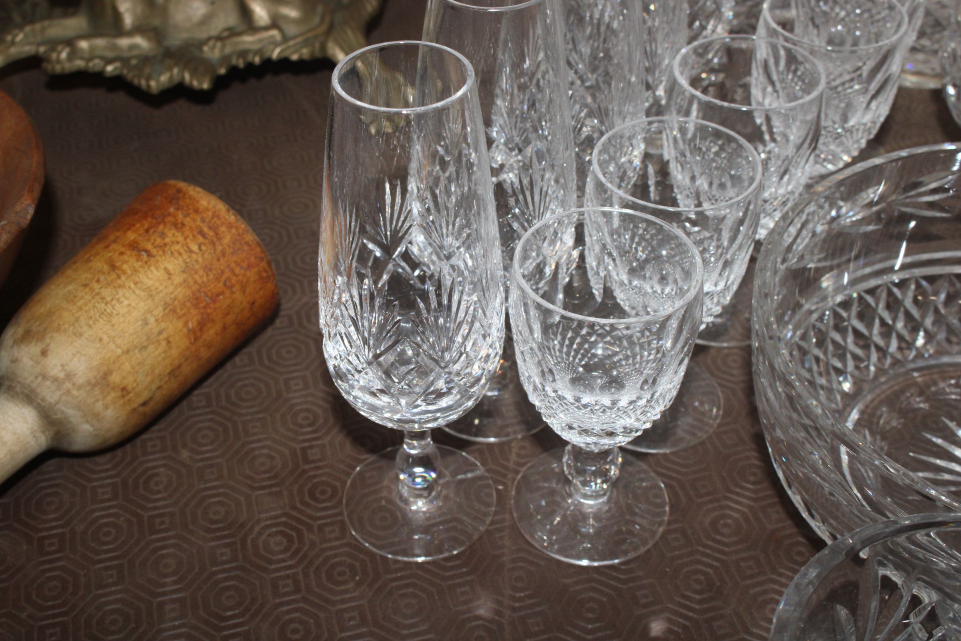 A quantity of cut glass tableware to include Water - Image 3 of 3