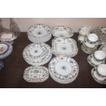 A Copeland late Spode floral pattern part dinner service