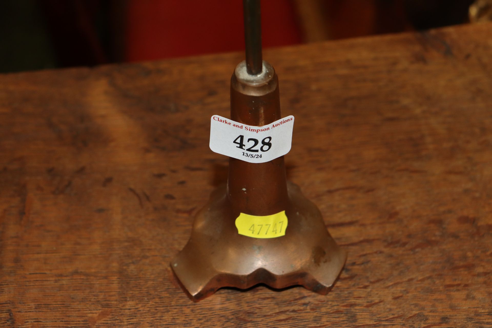 A wig stand numbered to base - Image 2 of 3