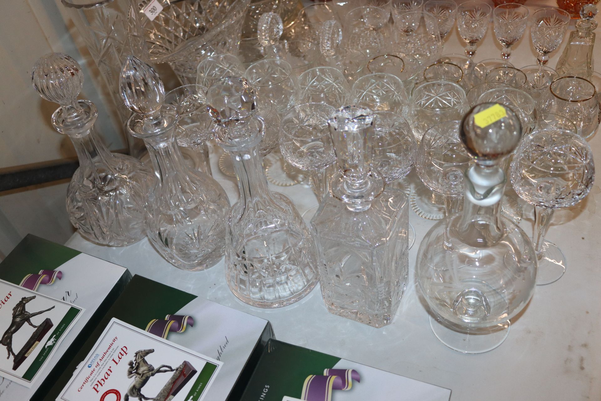 A large quantity of cut glass table ware including - Image 7 of 7