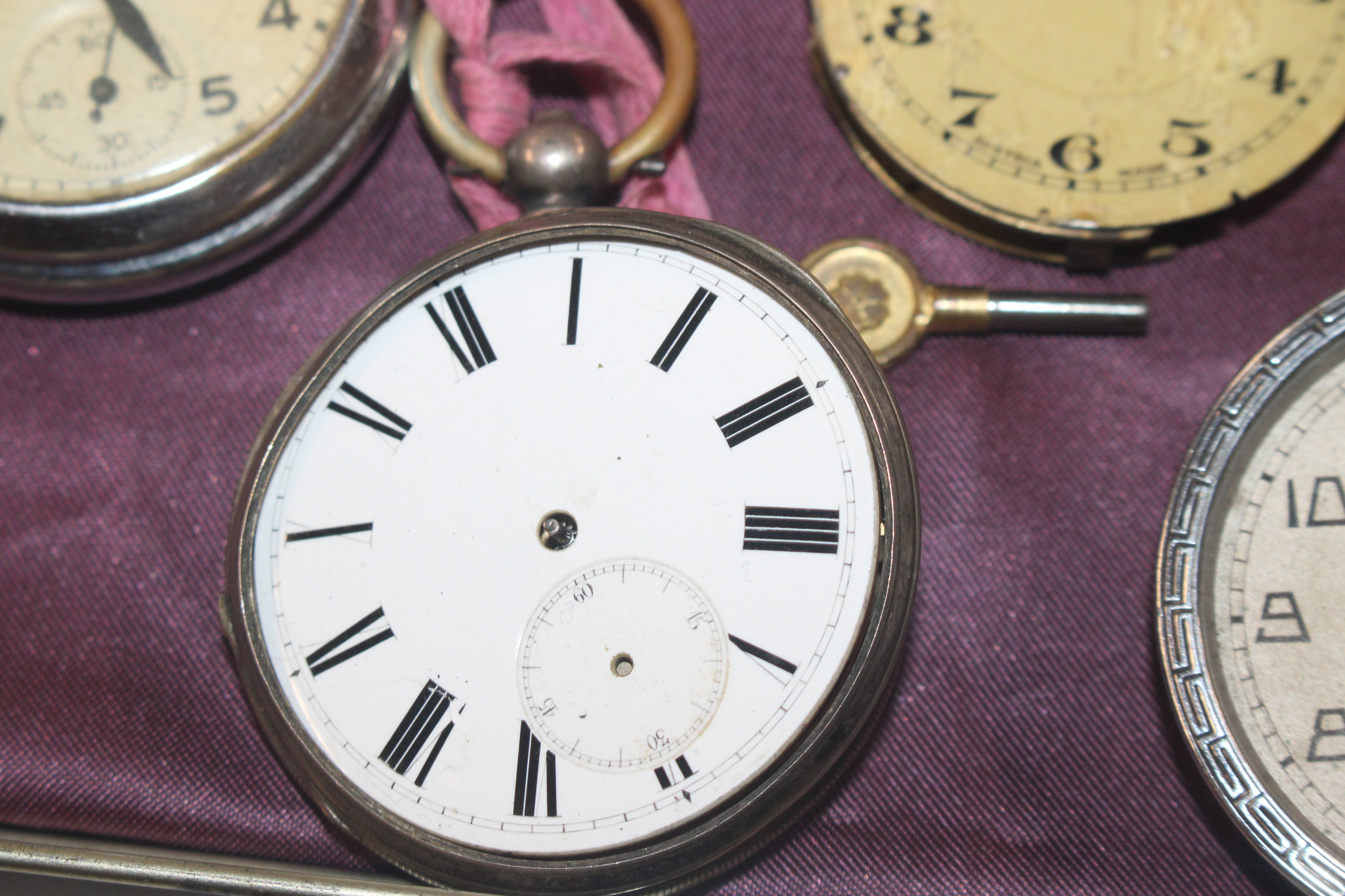 A tray of various pocket watches and parts for spa - Image 8 of 13