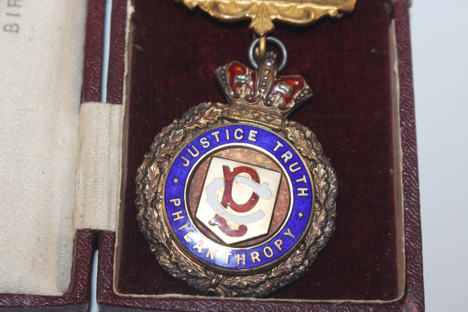 A collection of silver gilt and other Masonic meda - Image 5 of 43
