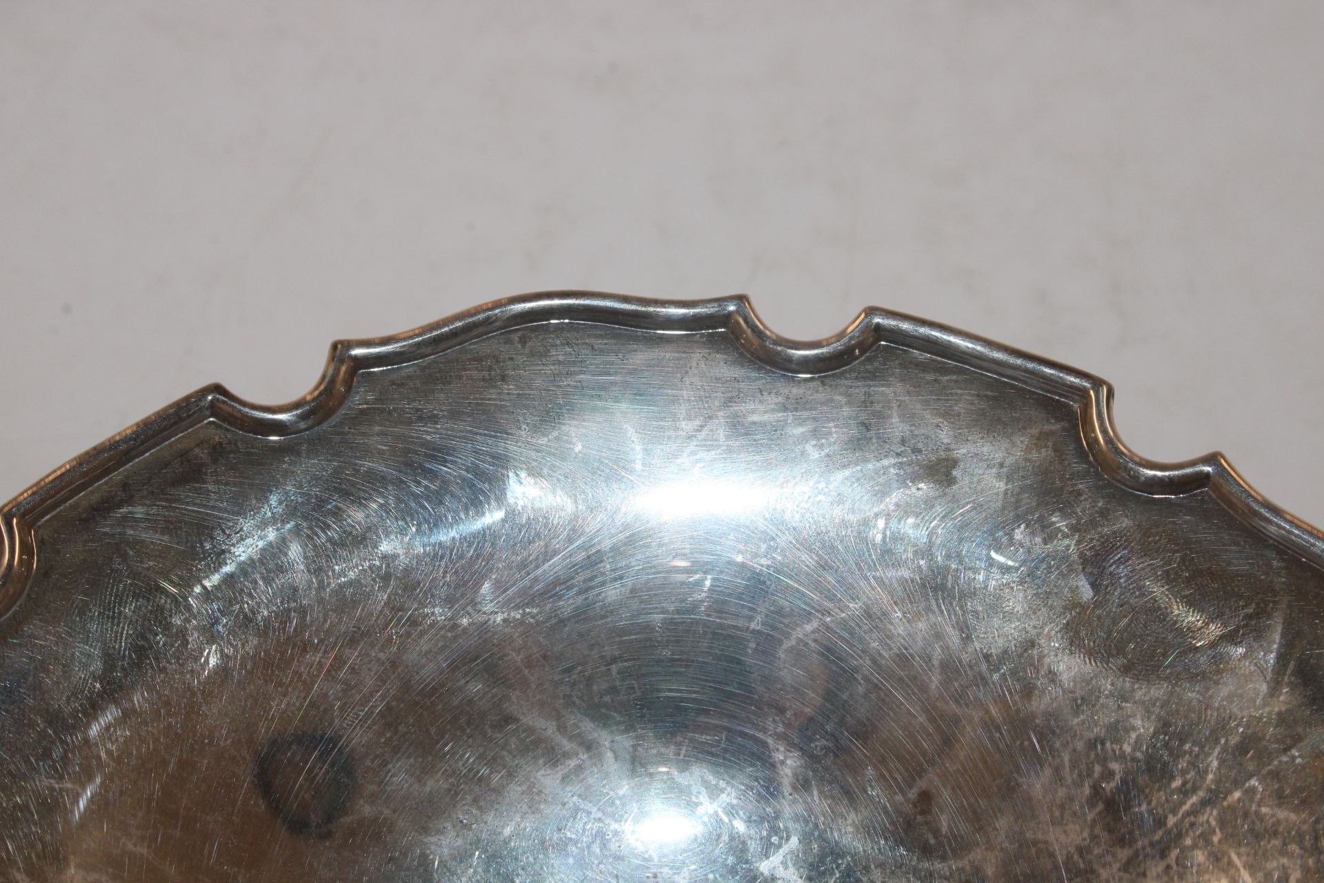 A silver pedestal dish, approx. 6.8oz (259gms) - Image 4 of 5