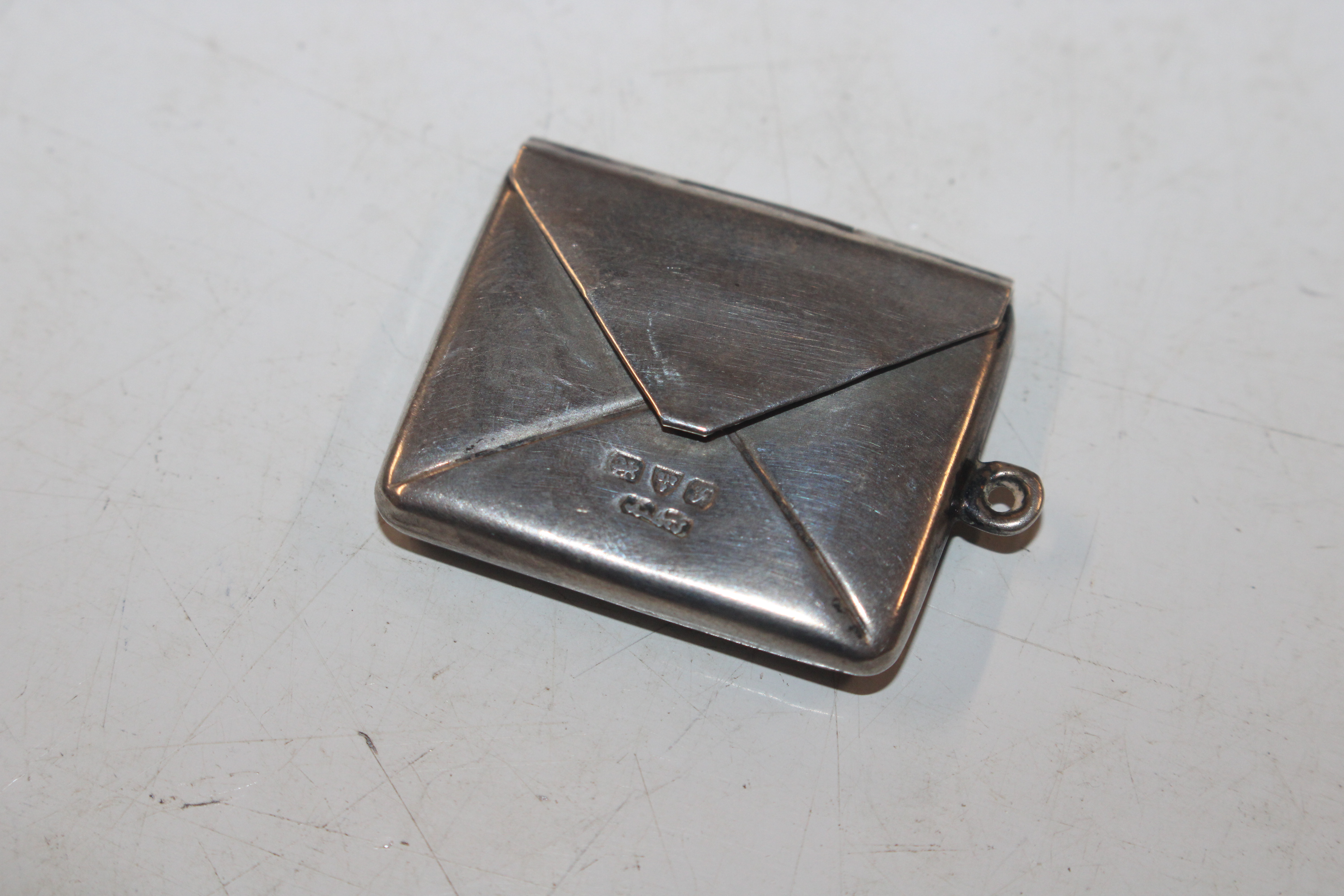 A silver vesta case; a silver stamp case; a silver - Image 13 of 22