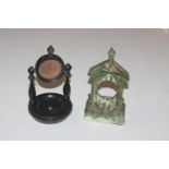 Two pocket watch holders