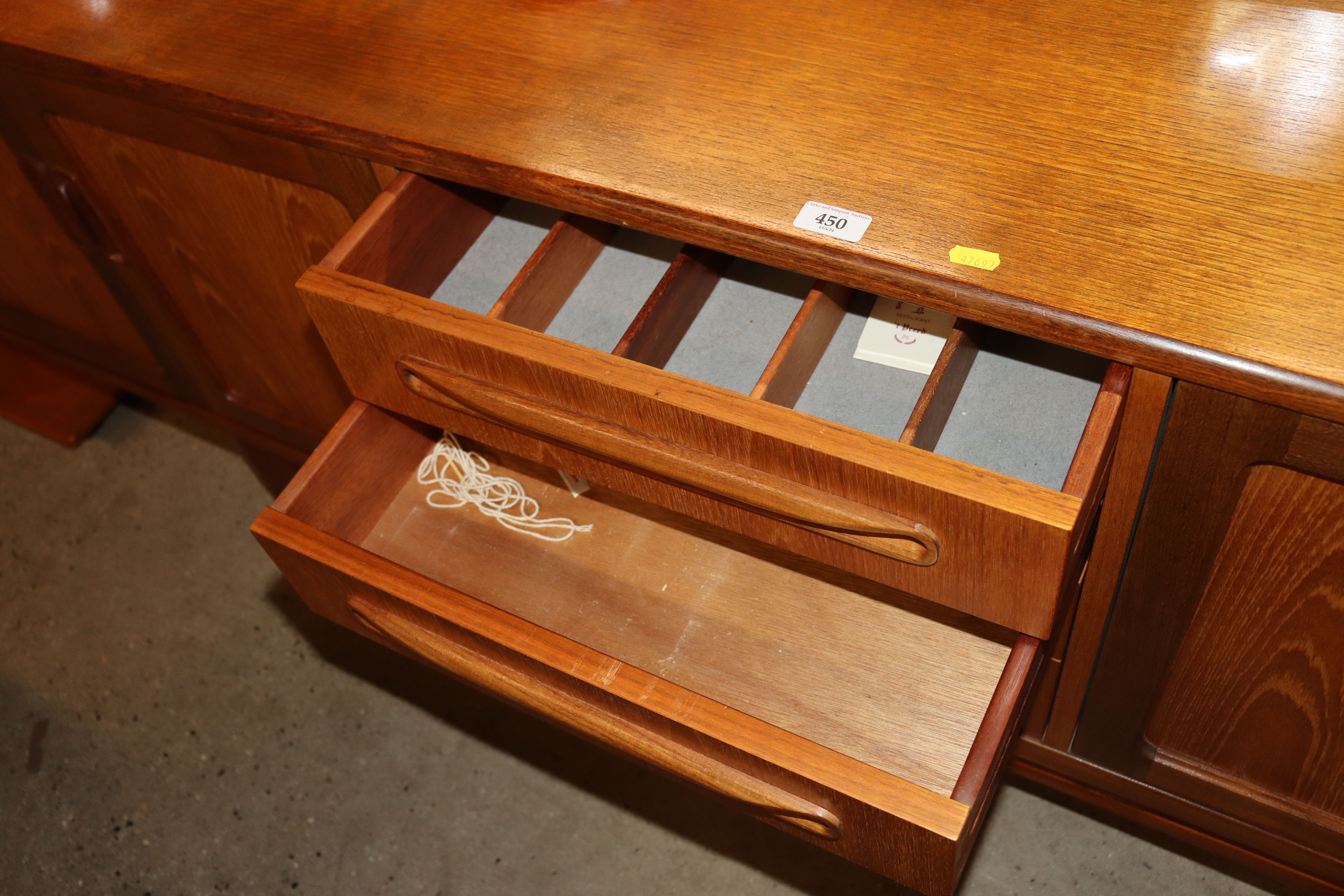 A G-plan Fresco sideboard fitted four central draw - Image 3 of 8