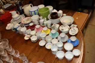 A quantity of various decorative china and tea war