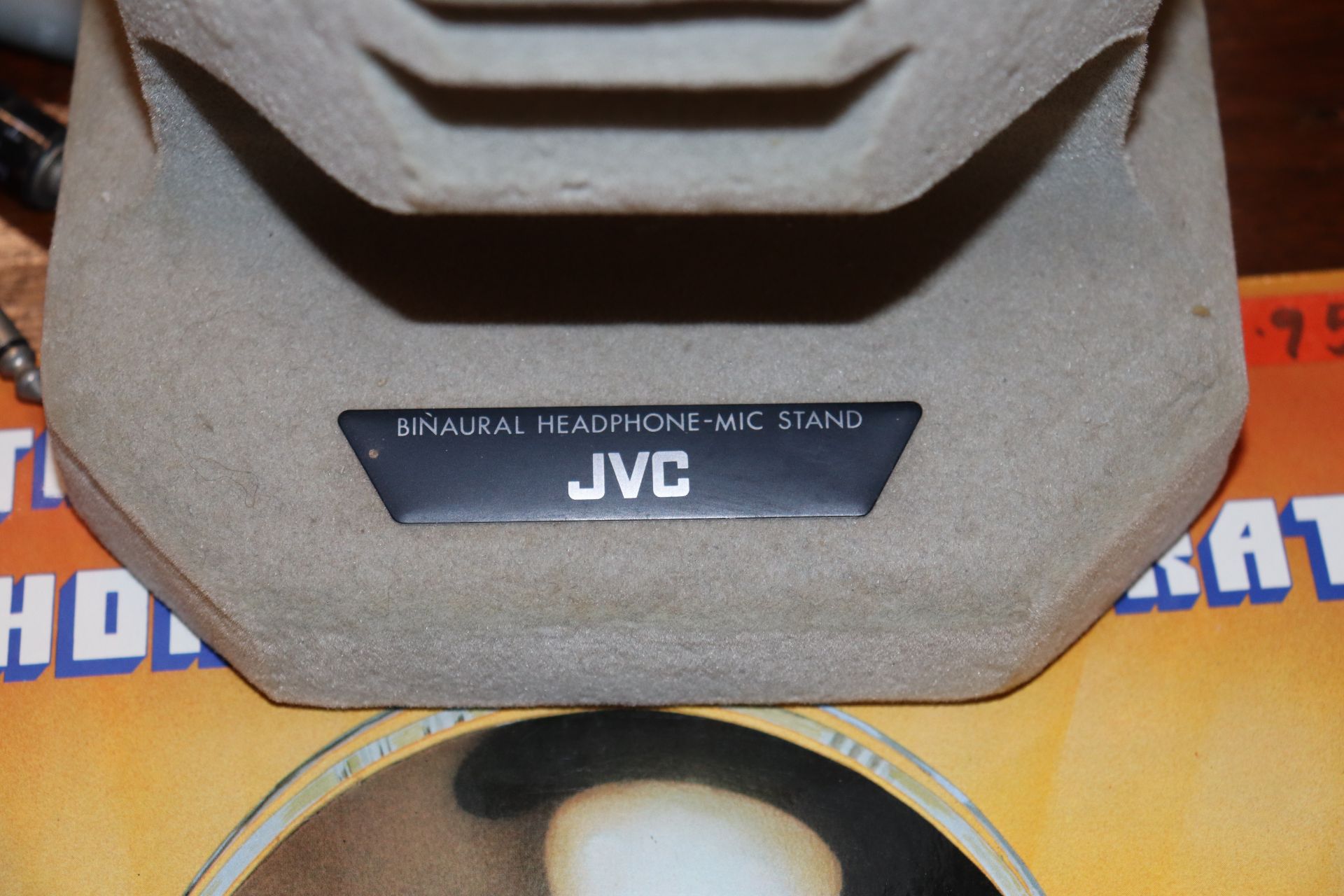 A JVC Binaural headphone - mic stand and an artifi - Image 3 of 3