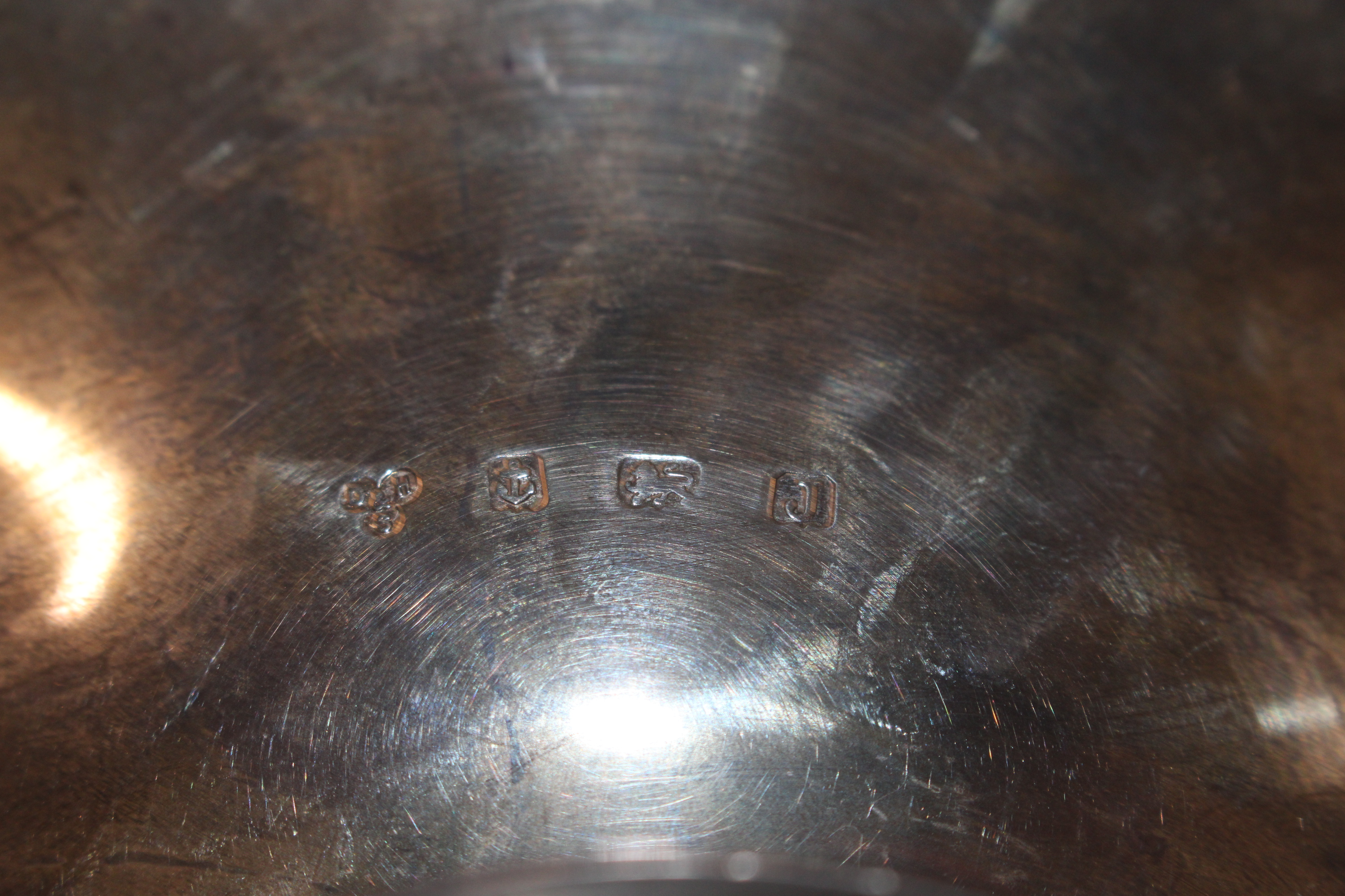 A silver pedestal dish, approx. 6.8oz (259gms) - Image 5 of 5