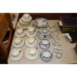 A quantity of Villeroy & Boch blue and white china