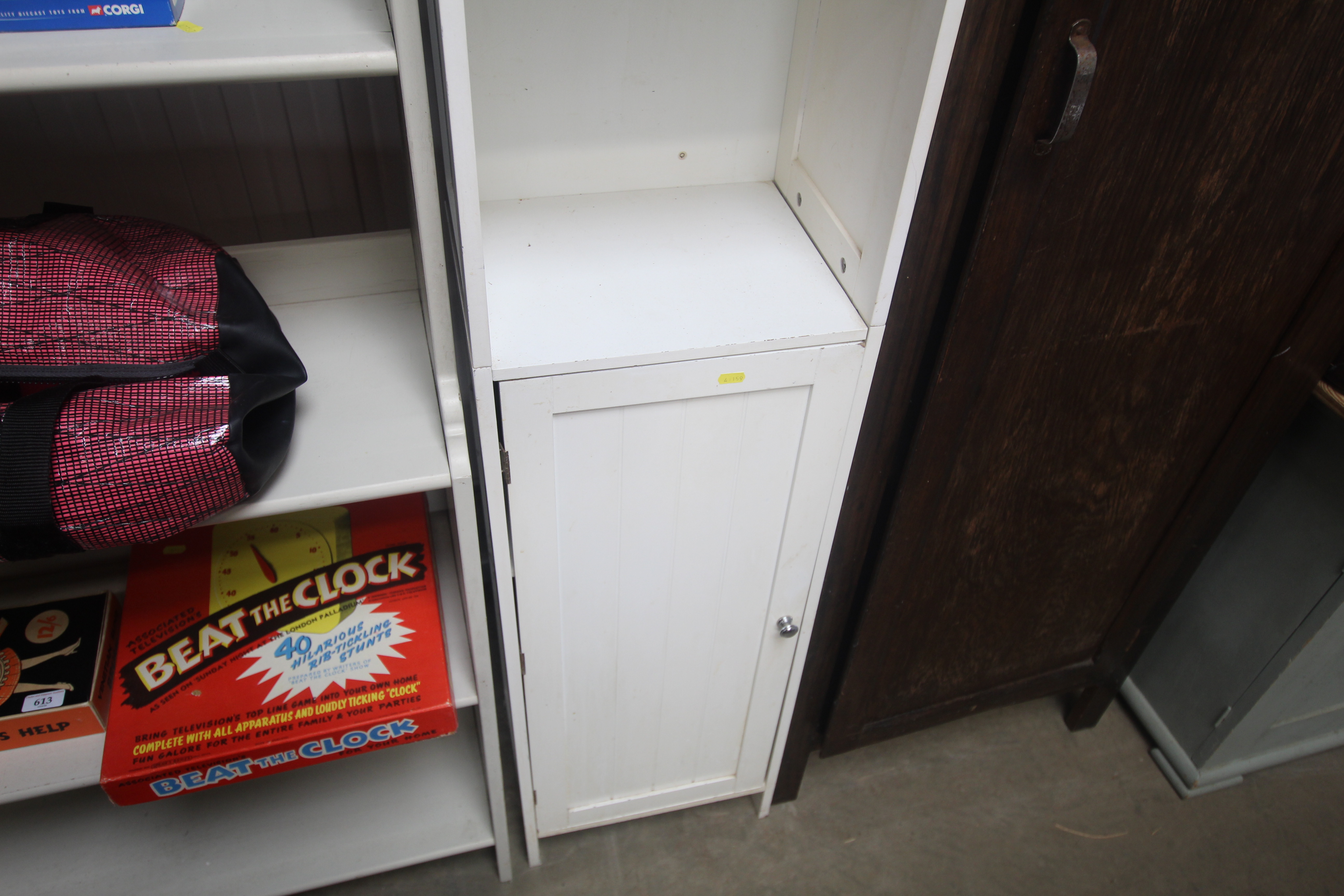 A modern white glazed upright cupboard - Image 3 of 3