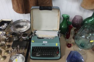 An Olivetti typewriter