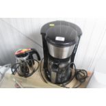 A Morphy Richards coffee maker and Julip milk frot