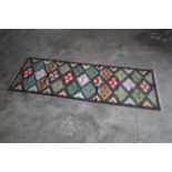 An approx. 6'8" x 2'4" Maimana Kilim runner