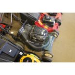 A Hayter Double 3 rotary lawnmower with Briggs & Stratton I/C engine