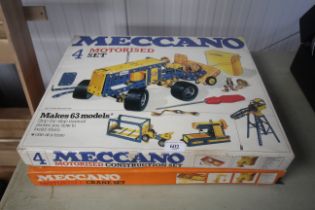 Two boxes of Meccano