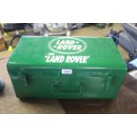 A metal tool box for "Land Rover" (232)