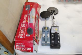 Two metal detectors