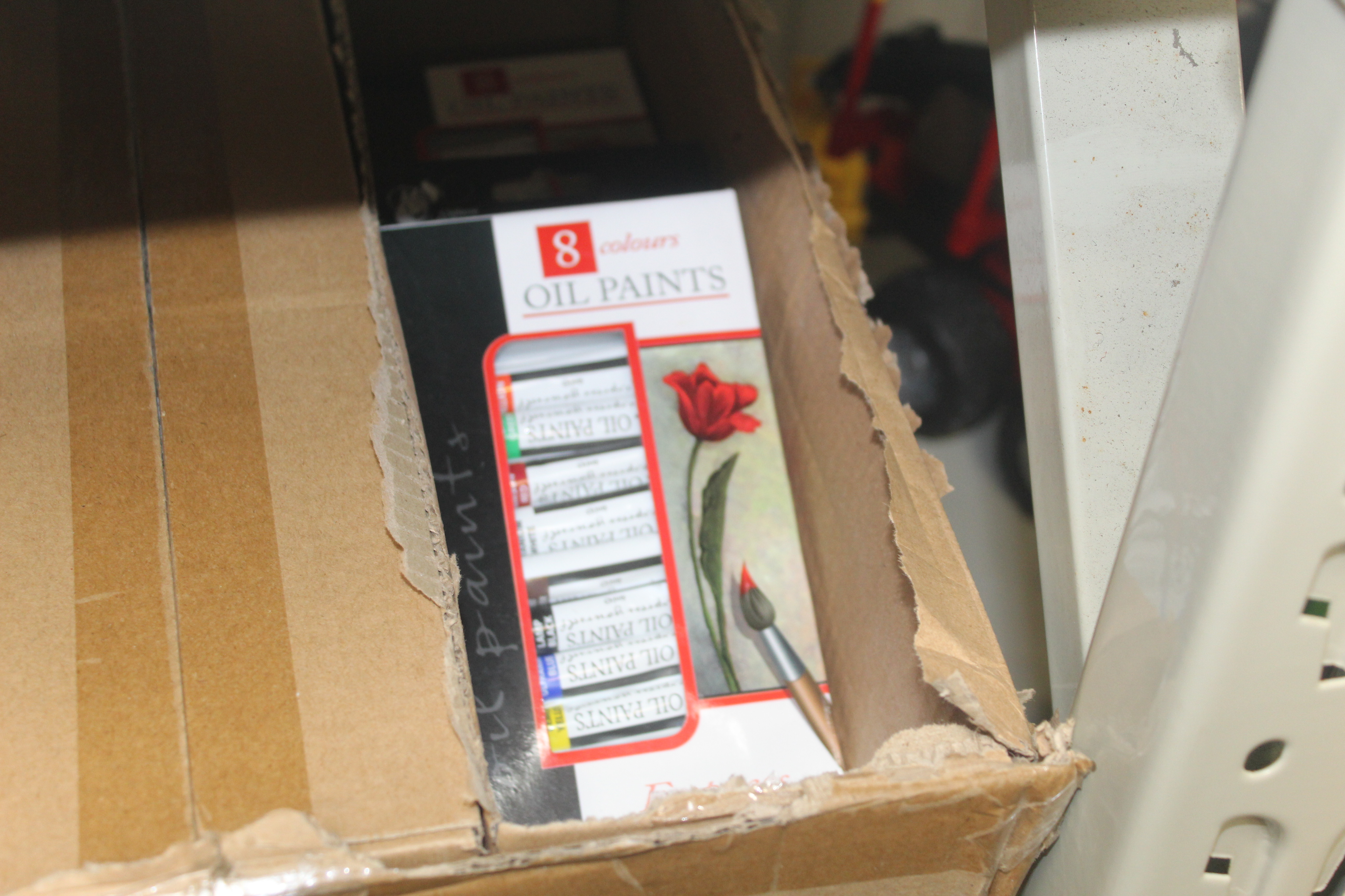 Two boxes containing a quantity of oil paints - Image 2 of 2