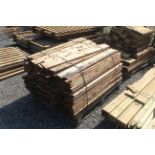 A quantity of variuos sawn lengths of timber