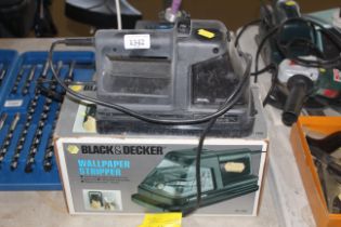 A Black & Decker wallpaper stripper with original