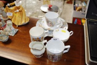 A collection of Royal commemorative china and Roya