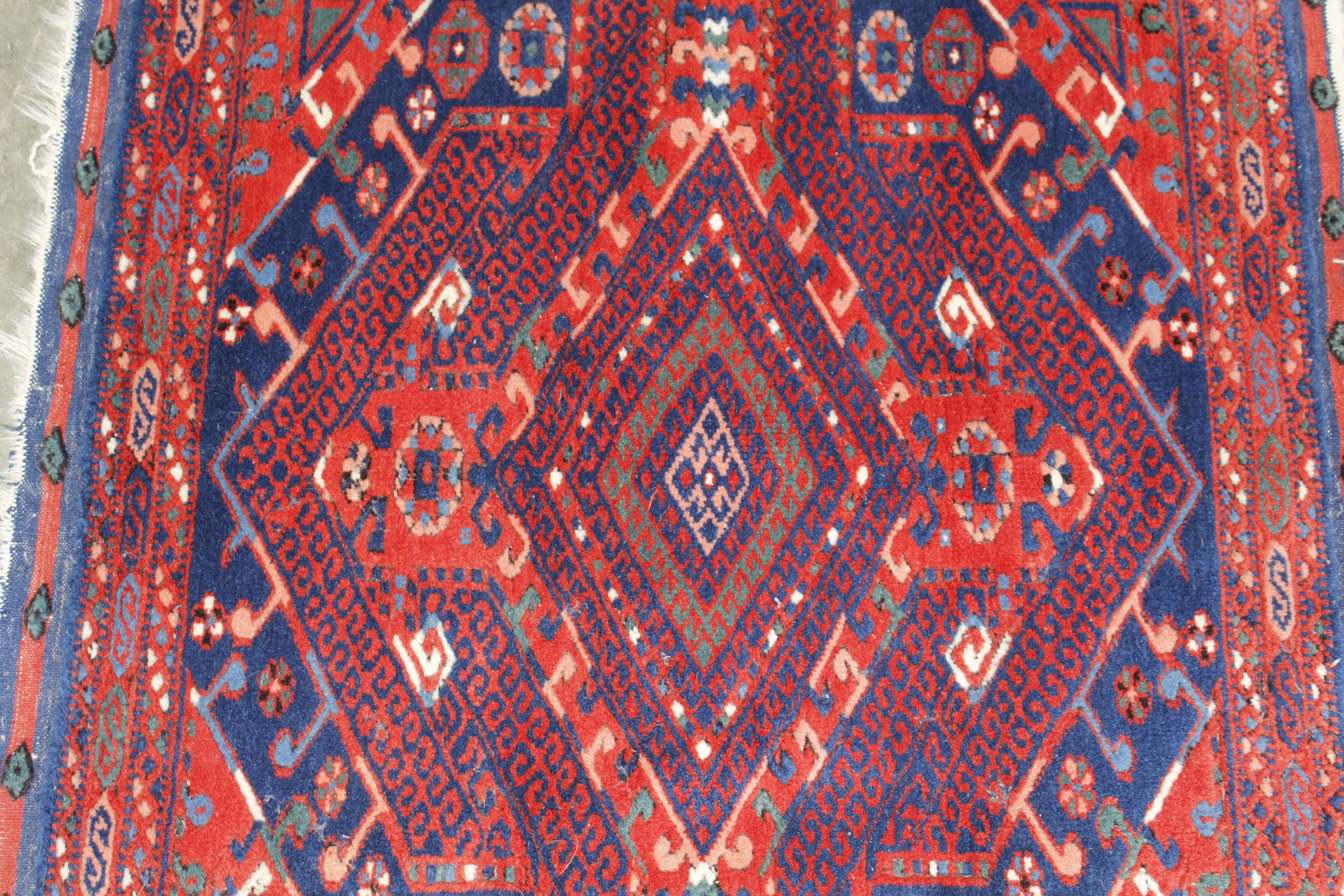 An approx. 3'6" x 3'3" Basmakci wall rug - Image 2 of 3