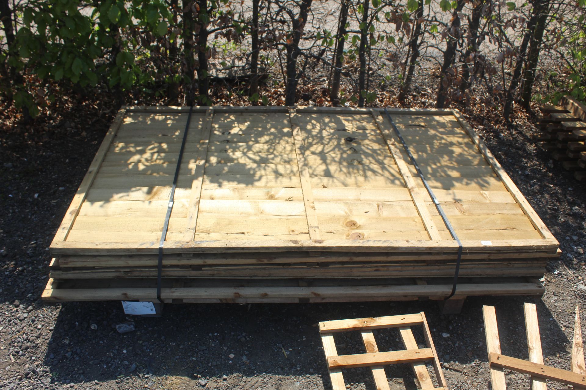 A quantity of close board fencing panels measuring approx. 47" x 71"