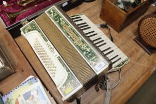 A Hohner piano accordion