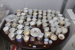 A collection of Royal Commemorative china etc.