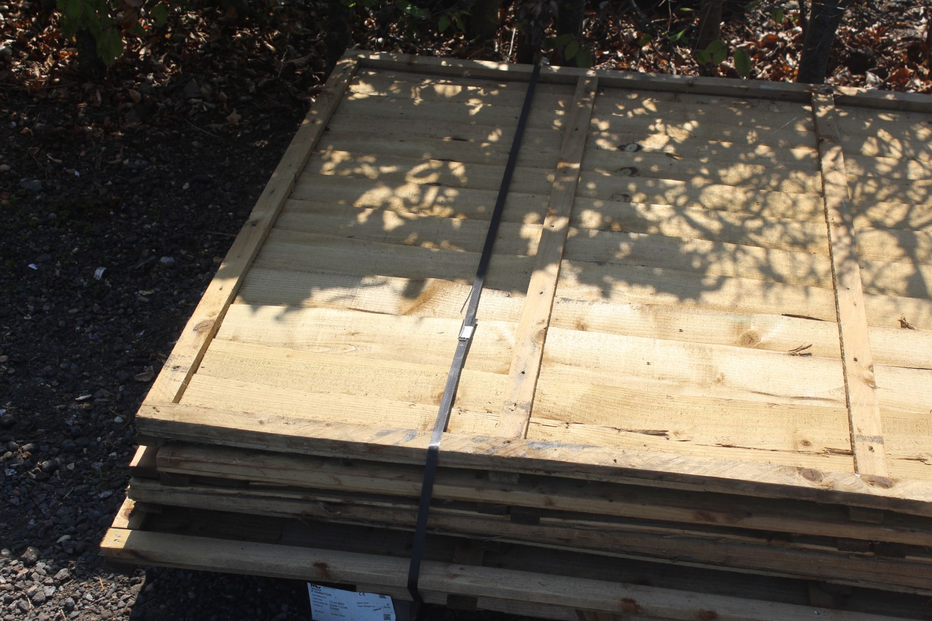 A quantity of close board fencing panels measuring approx. 47" x 71" - Image 2 of 3