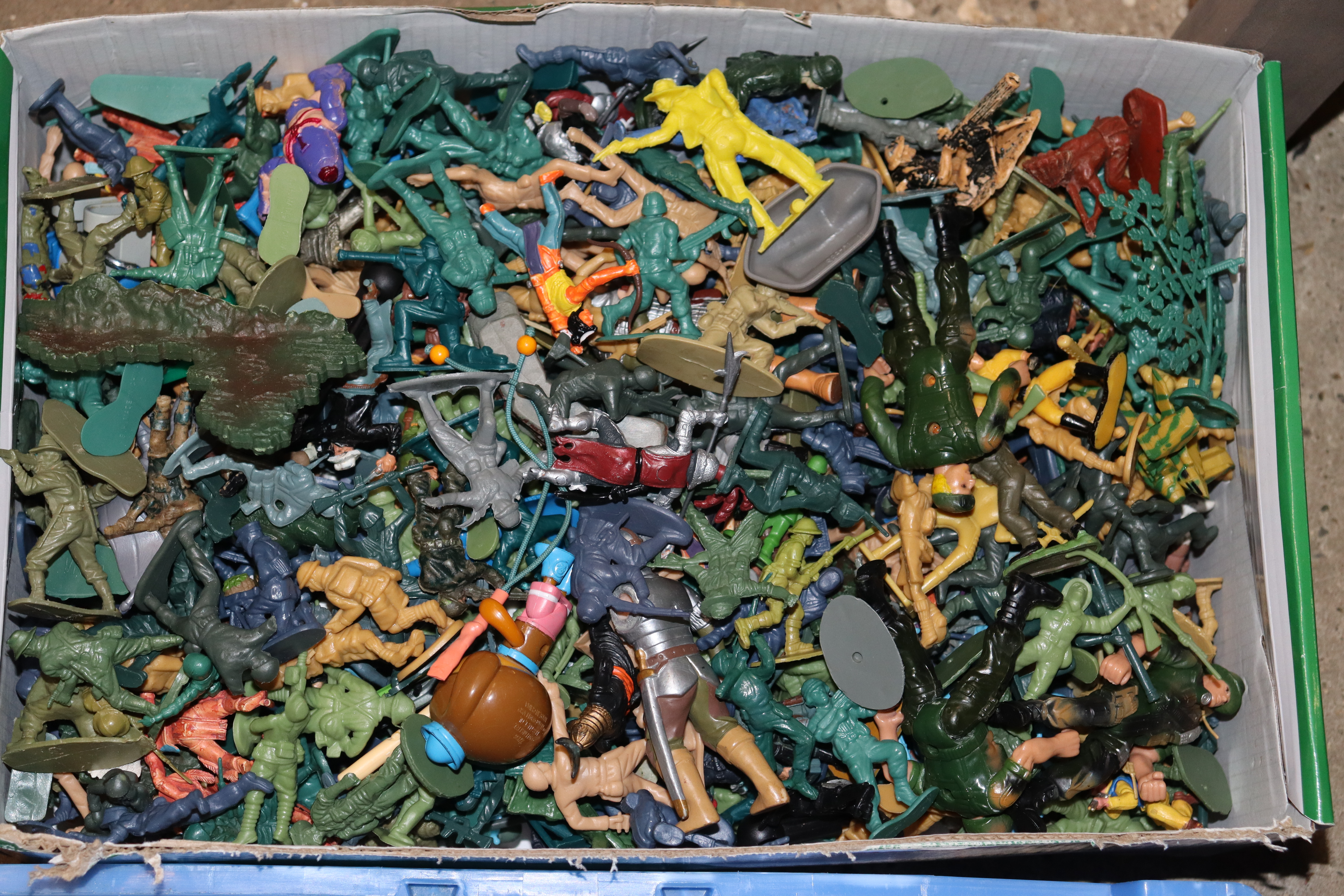 Three boxes containing various toys to include die - Image 2 of 3