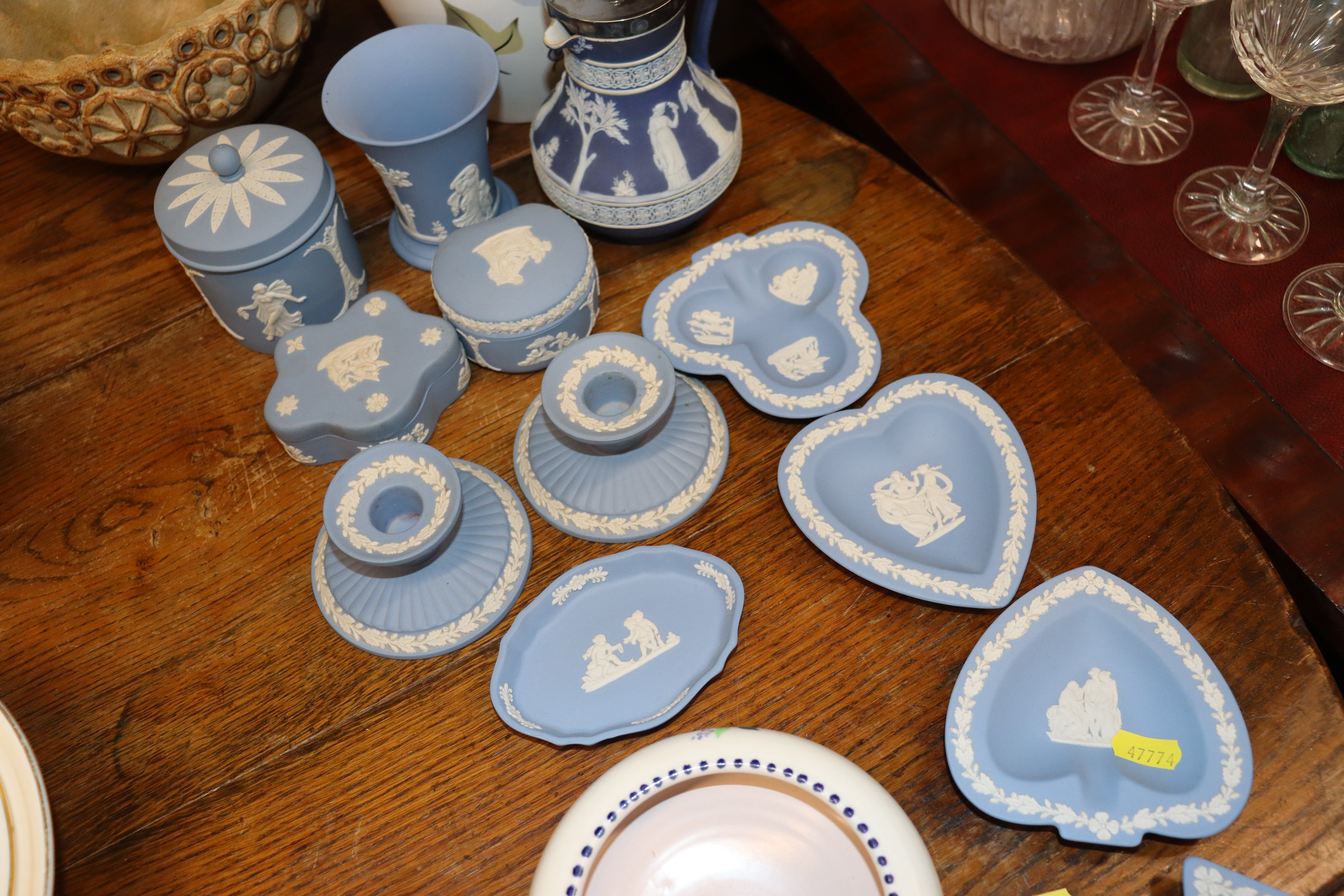 A quantity of Wedgwood jasperware; Poole pottery; - Image 6 of 12
