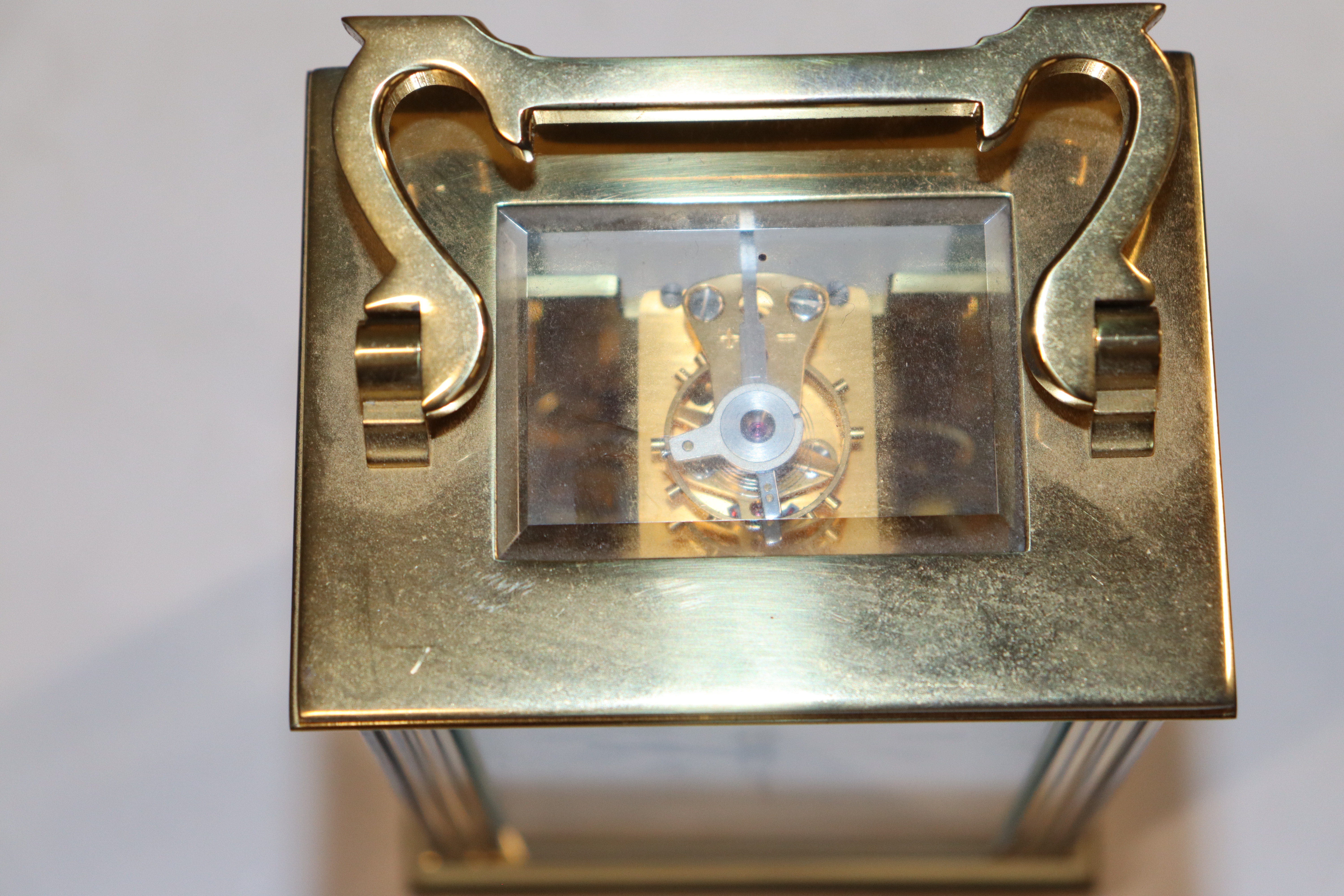 A Mappin & Webb Ltd. brass cased carriage clock - Image 7 of 9