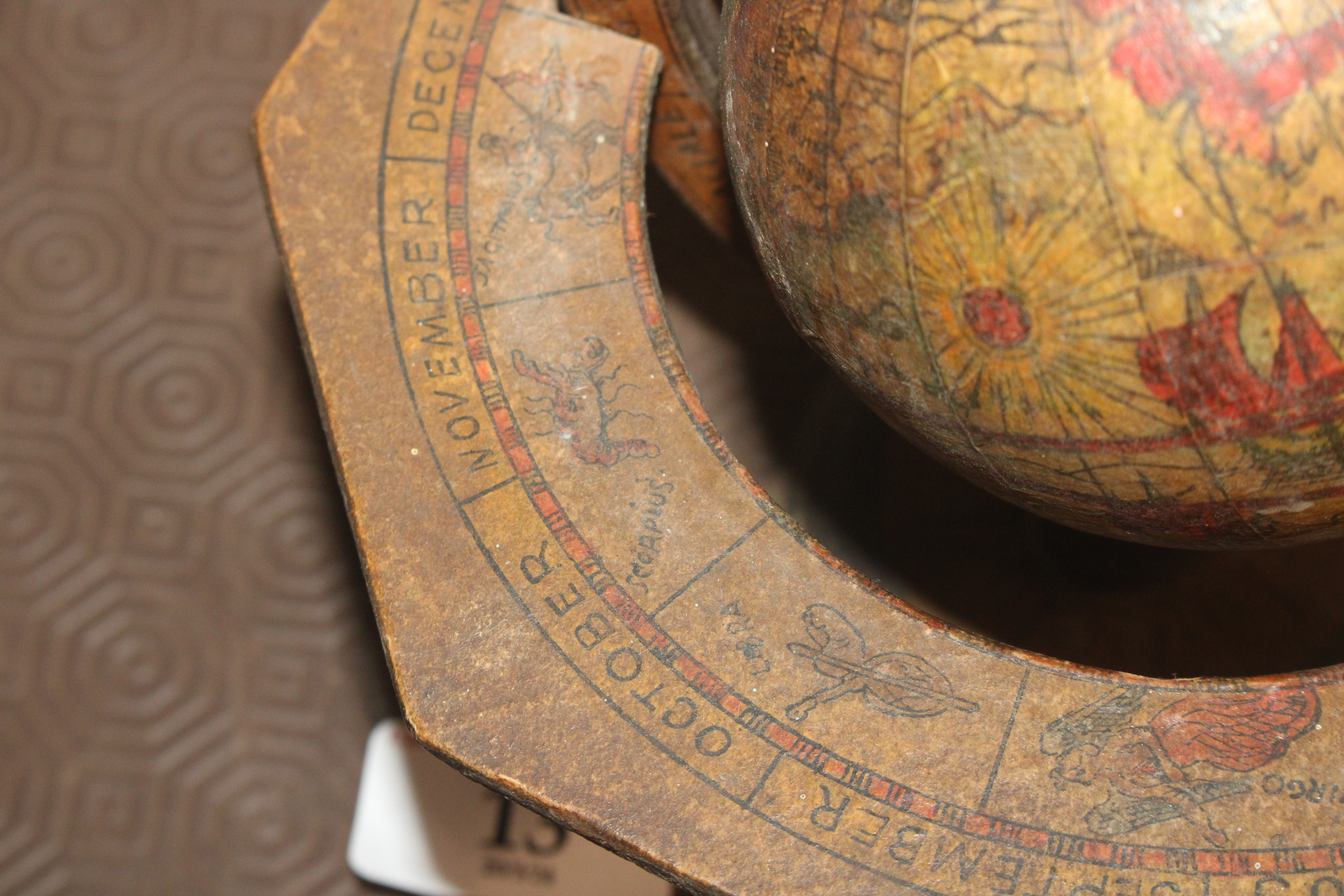 An early 20th Century table / desk globe on stand - Image 11 of 12