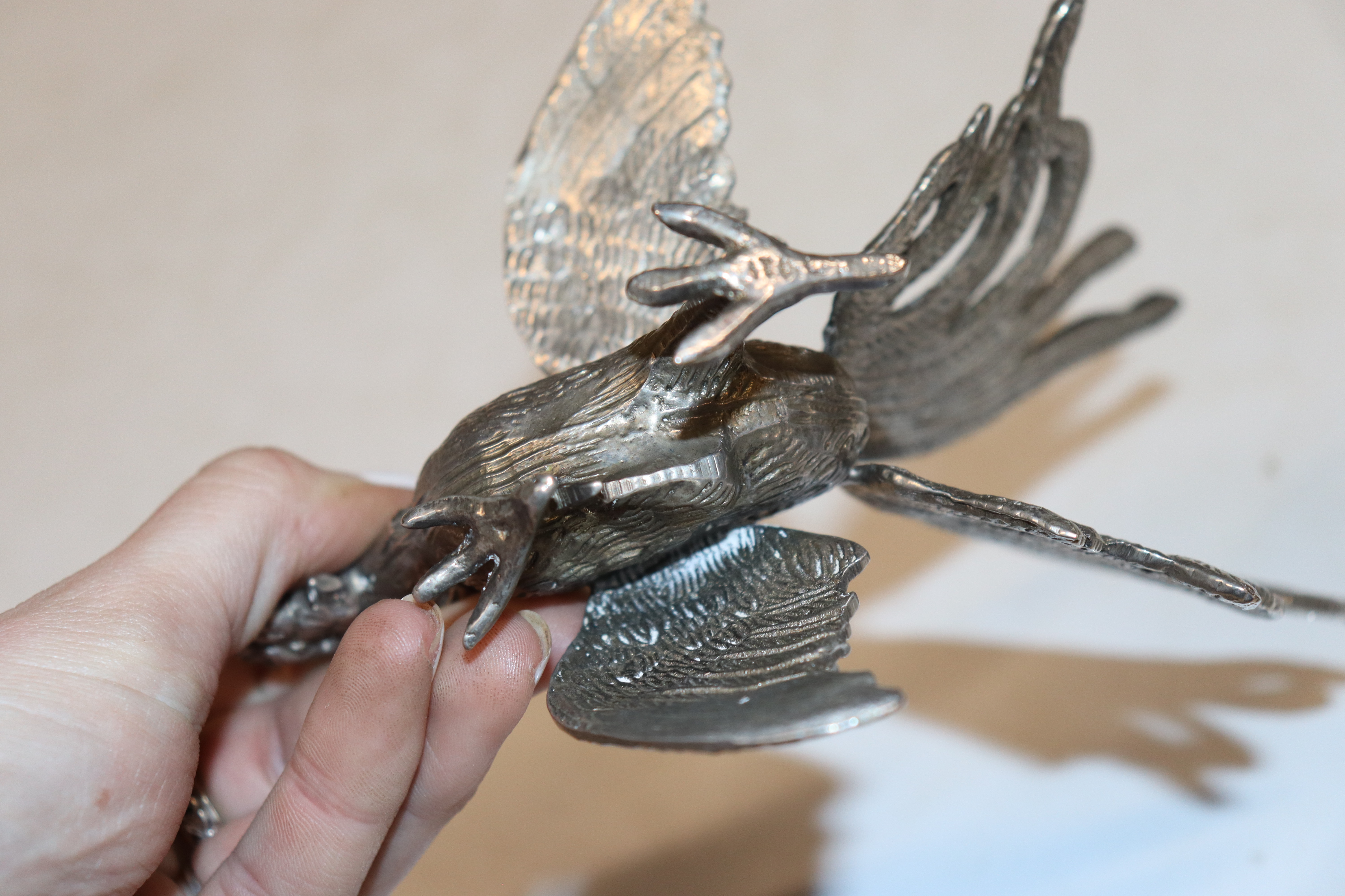 A collection of silver plated bird ornaments - Image 4 of 17