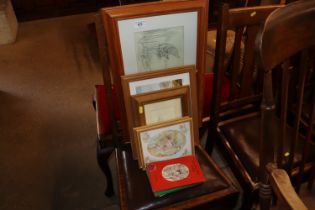 A quantity of Winnie-the-Pooh prints and two Winni