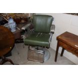 A 1960's Belmont barbers chair