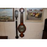 T. Wilson, 19th Century banjo cased barometer