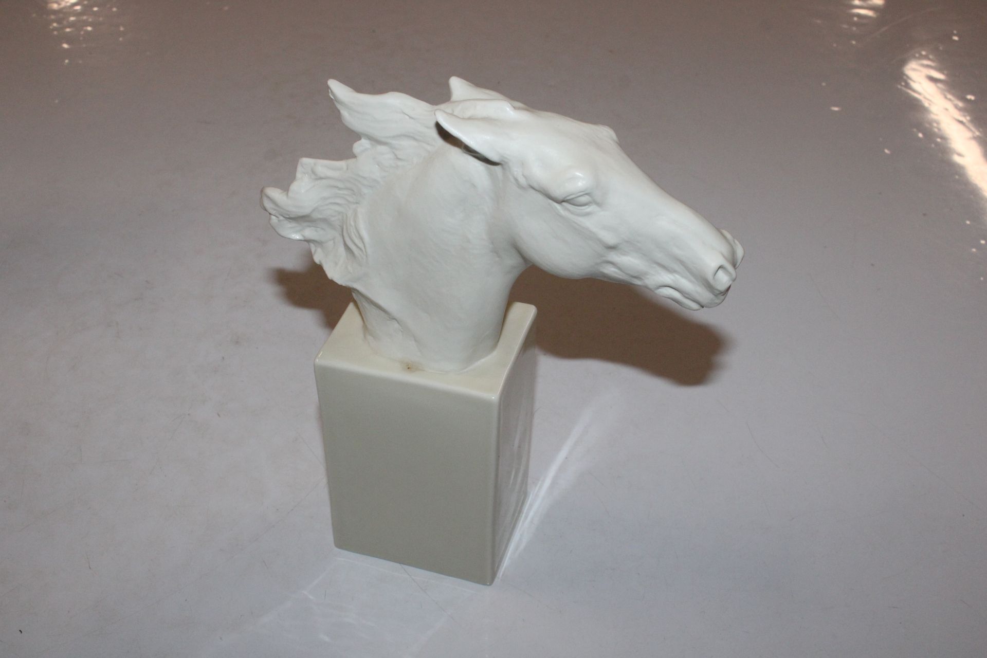 A Rosenthal ornament in the form of a horses head; - Image 2 of 27