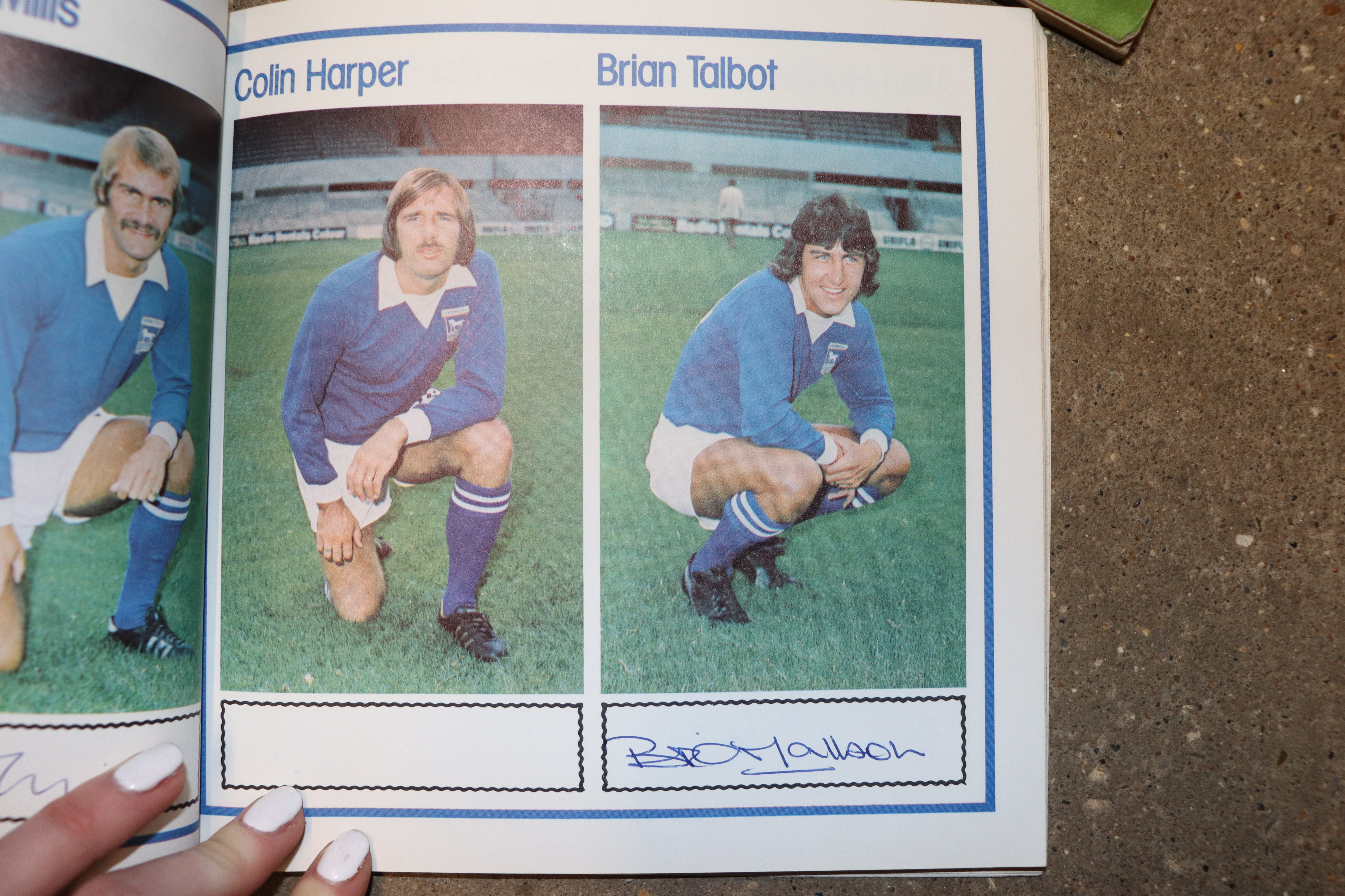 A box containing various Ipswich Town football pro - Image 12 of 32