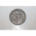 A 1905 silver half crown