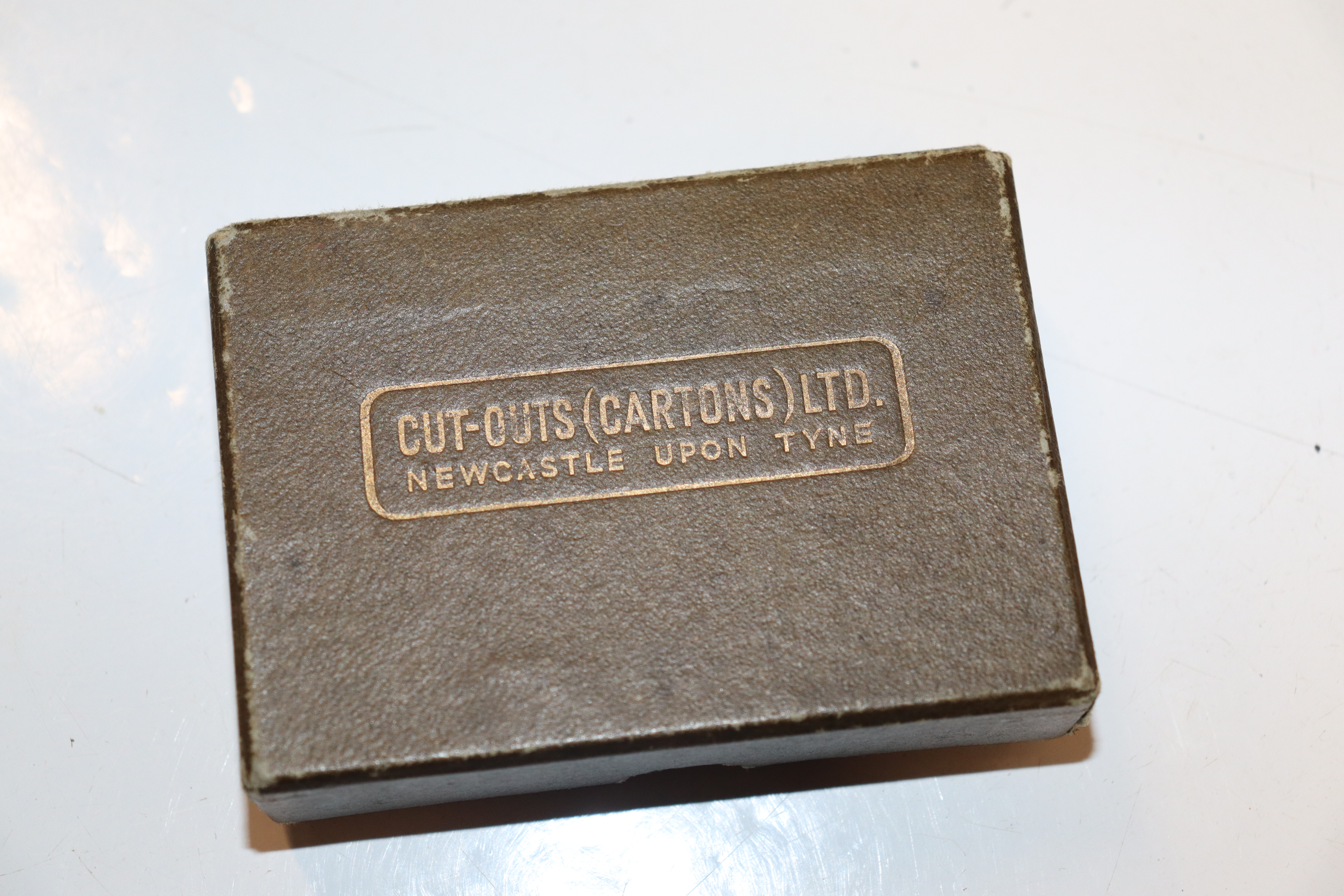 A box containing a brass microscope, various cuff- - Image 5 of 22