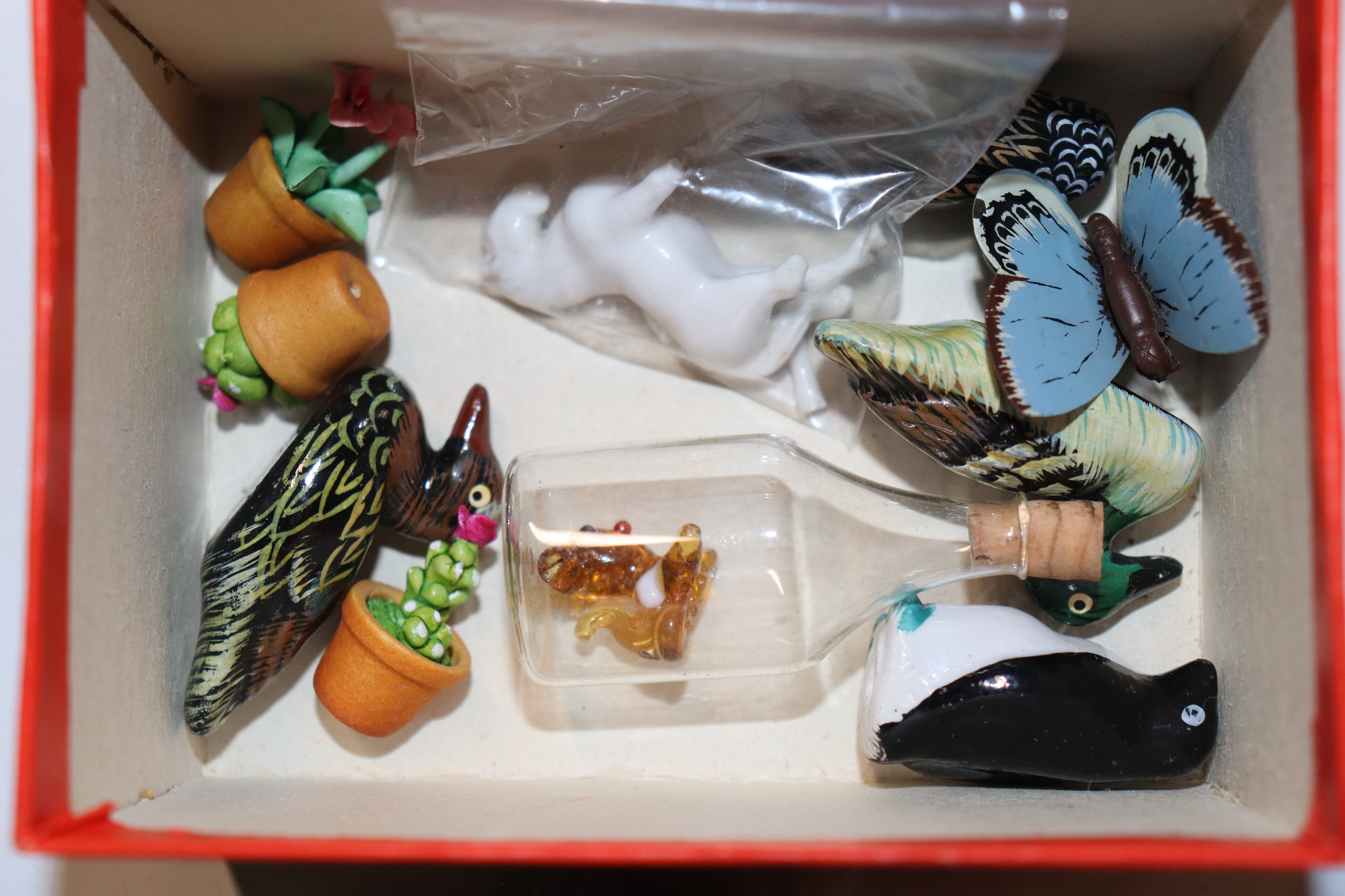 A box containing Wade Whimsies; Royal Doulton "Sch - Image 28 of 35