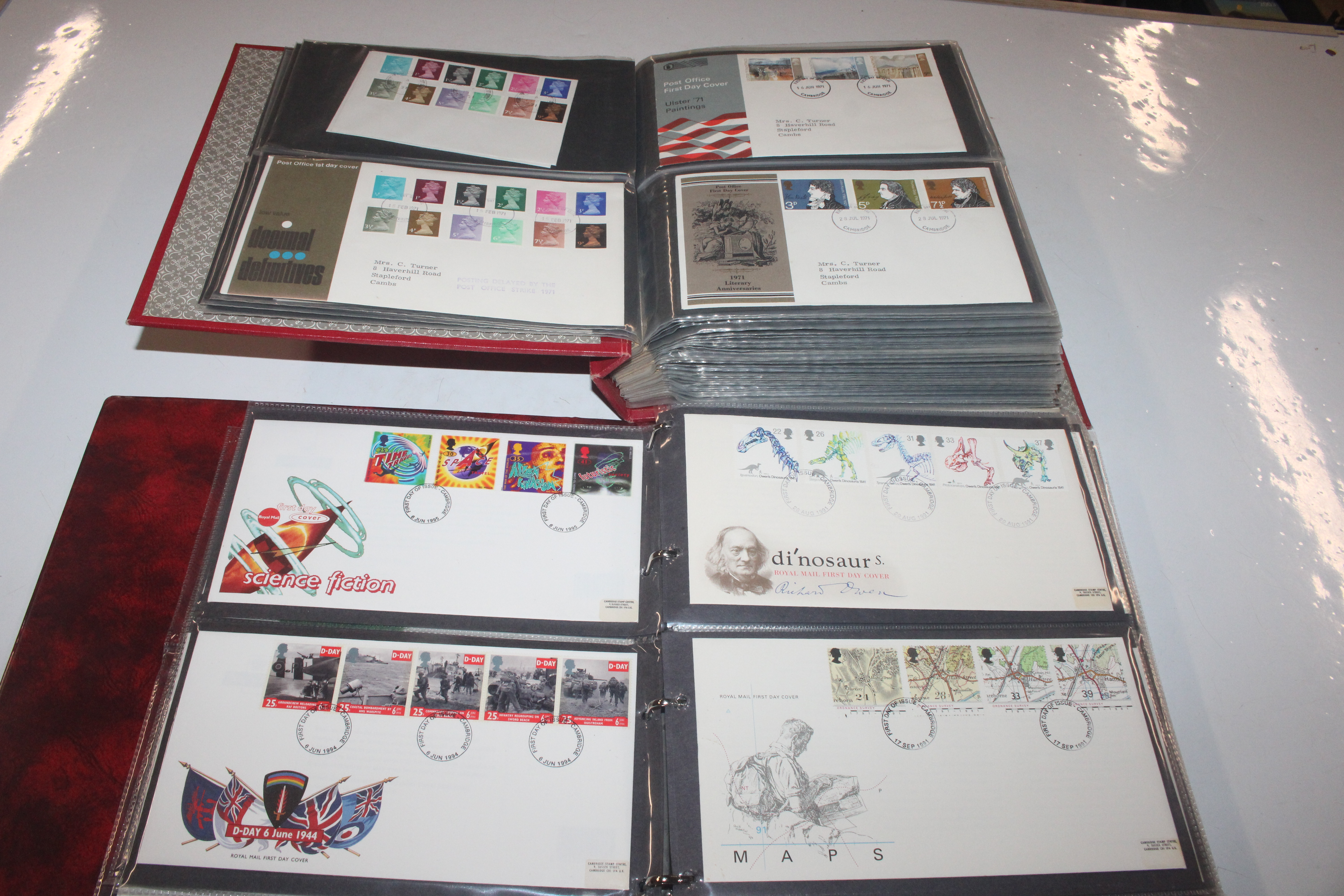 Two albums of First Day covers