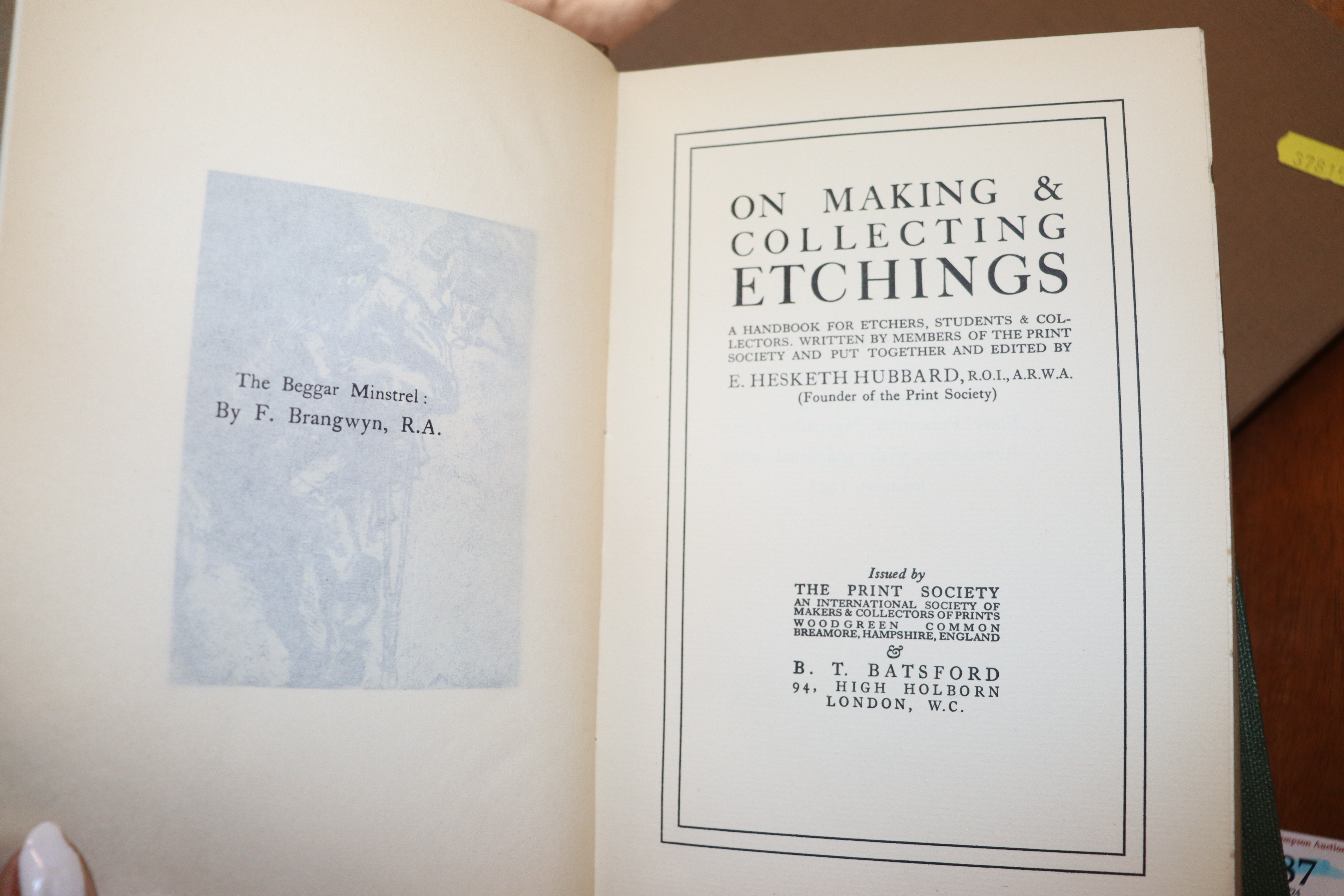A quantity of books on etchings and engravings - Image 8 of 11