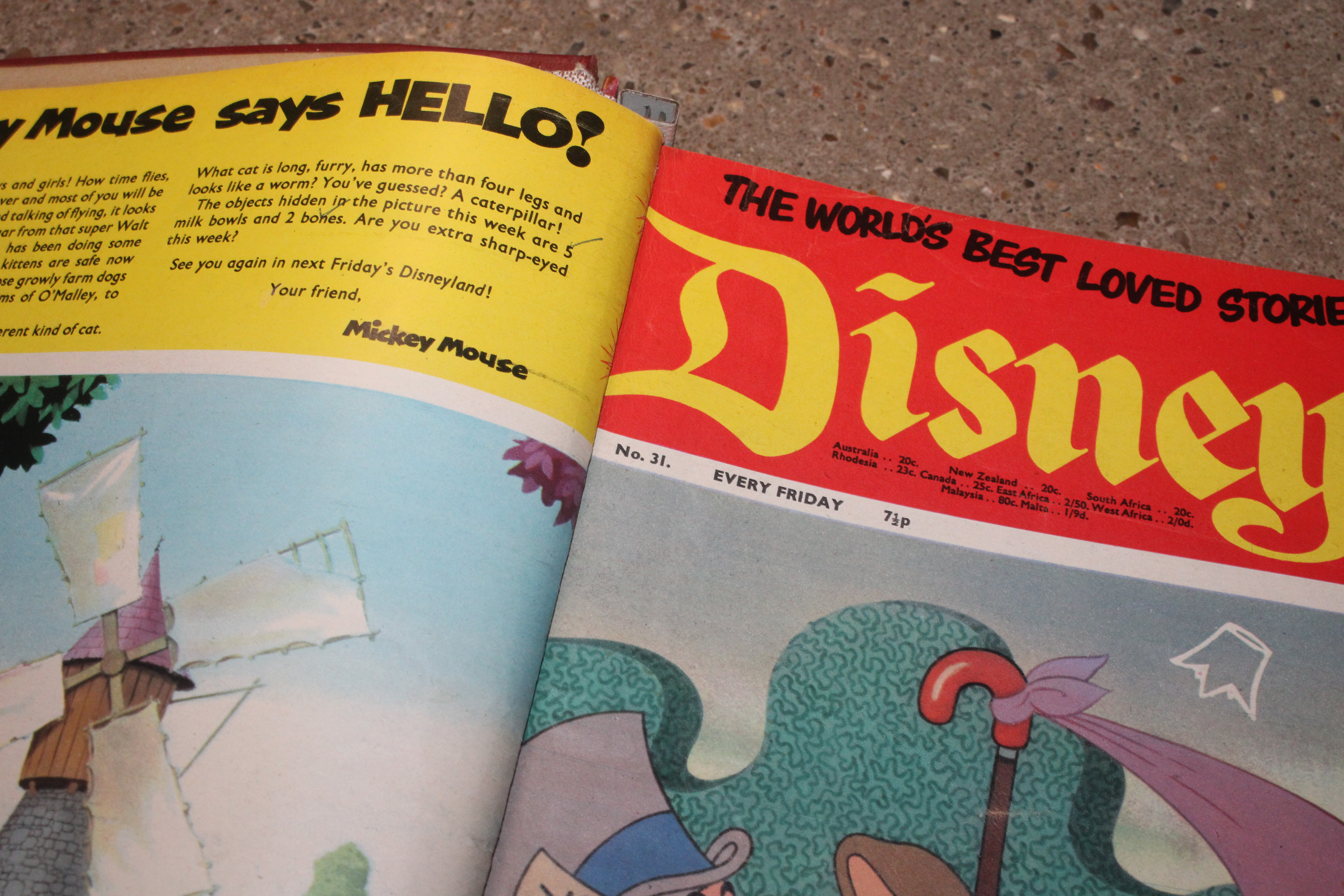 Seven folders of "Disneyland" comic magazines - Image 23 of 29