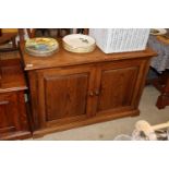 A Period Oak Reproductions Ltd. tv cabinet