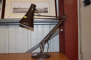 An Angle Poise lamp
