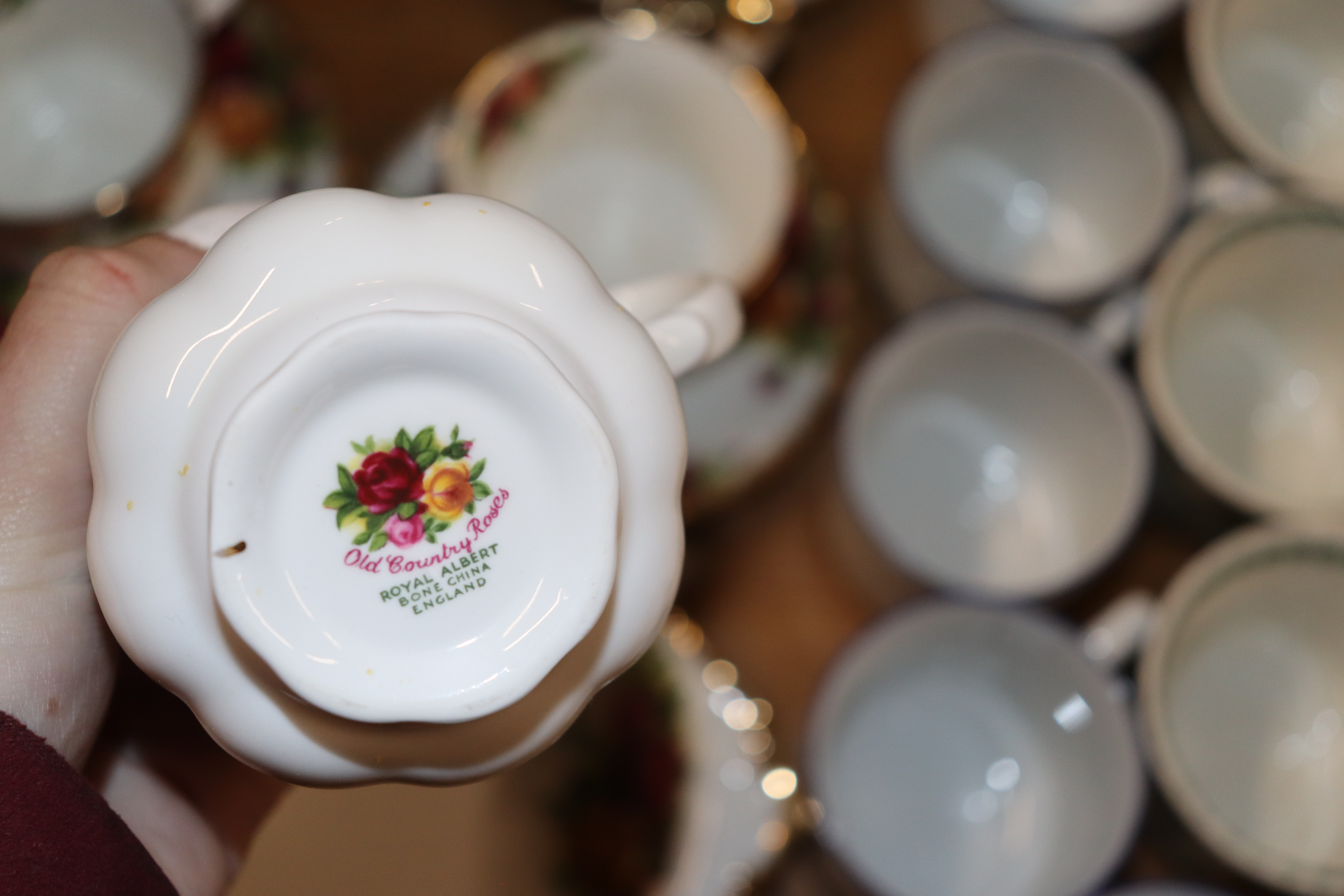 A small quantity of Royal Albert "Old Country Rose - Image 2 of 4